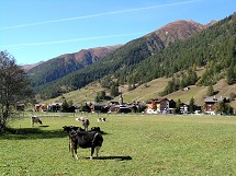 Nufenenpass 09.10.05: Blick auf Ulrichen