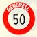 2.30.1 -- Signal Höchstgeschwindigkeit 50 generell